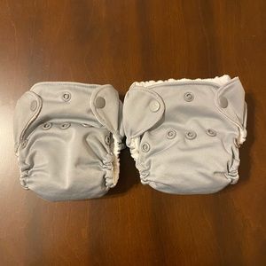 Two Lil Joey Newborn AIO Cloth Diapers